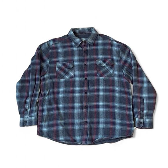 |Dakota Grizzly| Thermal Lined Plaid Flannel Longsleeved Snap Mens XXL Workwear - Picture 1 of 9